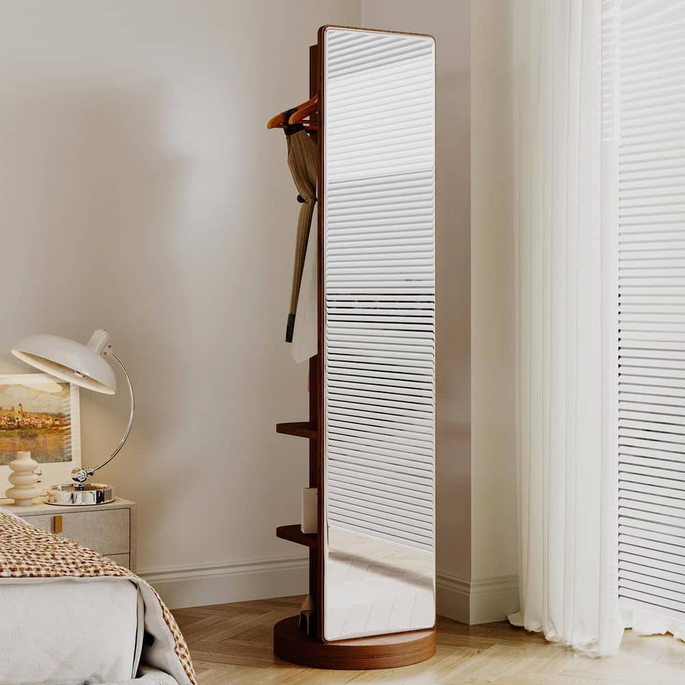 Miroir sur pied pleine longueur, pivot 360°