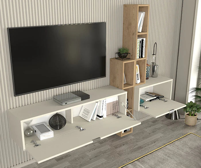 Meuble TV Moderne avec Rangement
